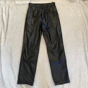 Wilson's Leather vintage 80s sz 30" Sm leather high waist pants.